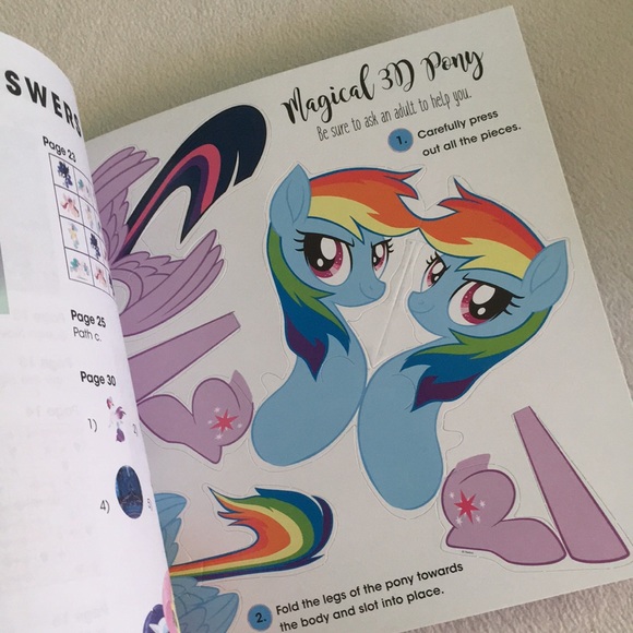 New 2017 My Little Pony the Movie “Sparkle and Shine” Activity Book - Picture 7 of 13